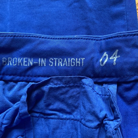 Khakis By Gap pants size 4 blue - Picture 4 of 6